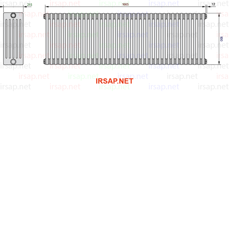 Радиатор IRSAP Tesi 60900/37 T22 CL 01